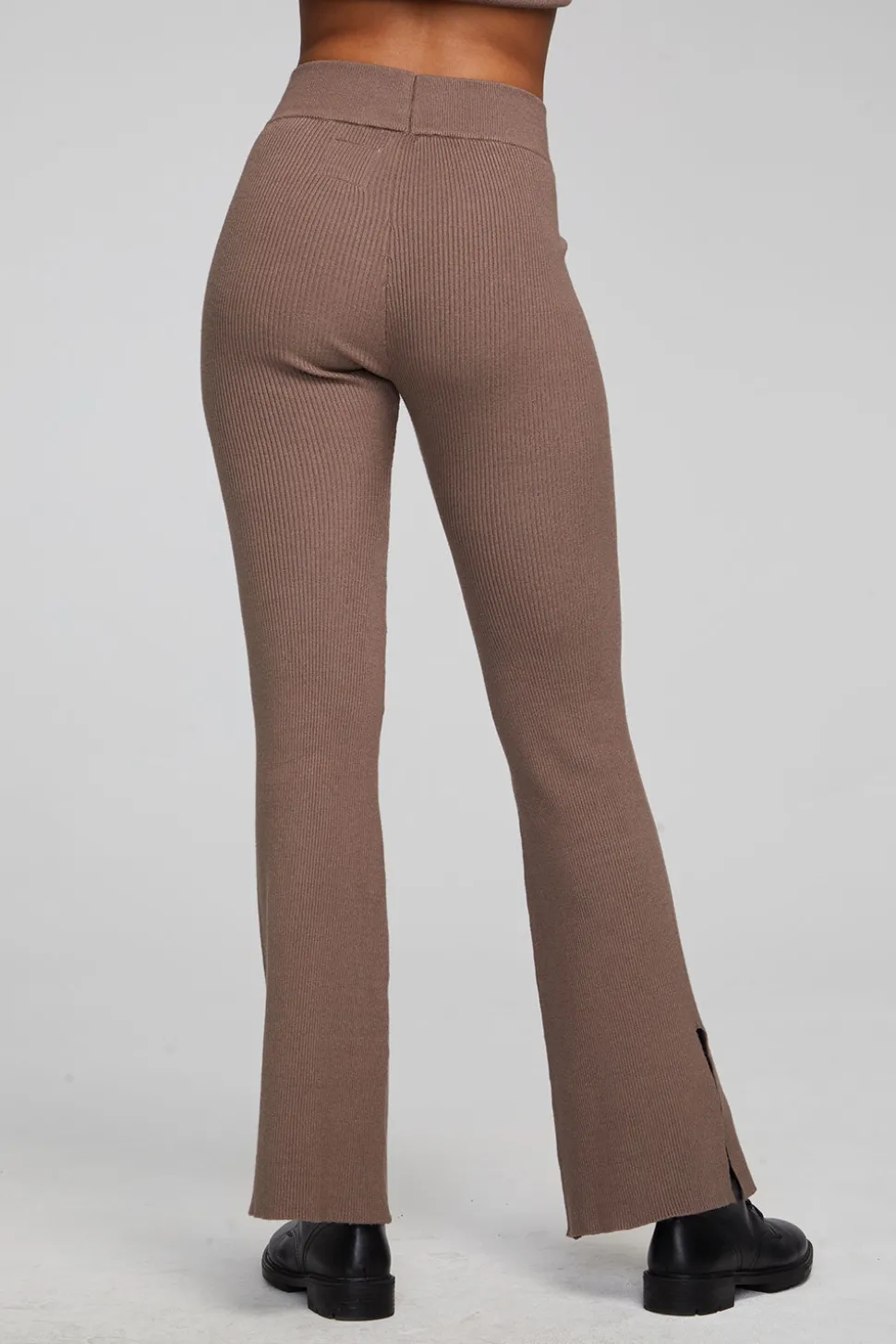 Chaser Brand Party Deep Taupe Flare Bottoms Cheap