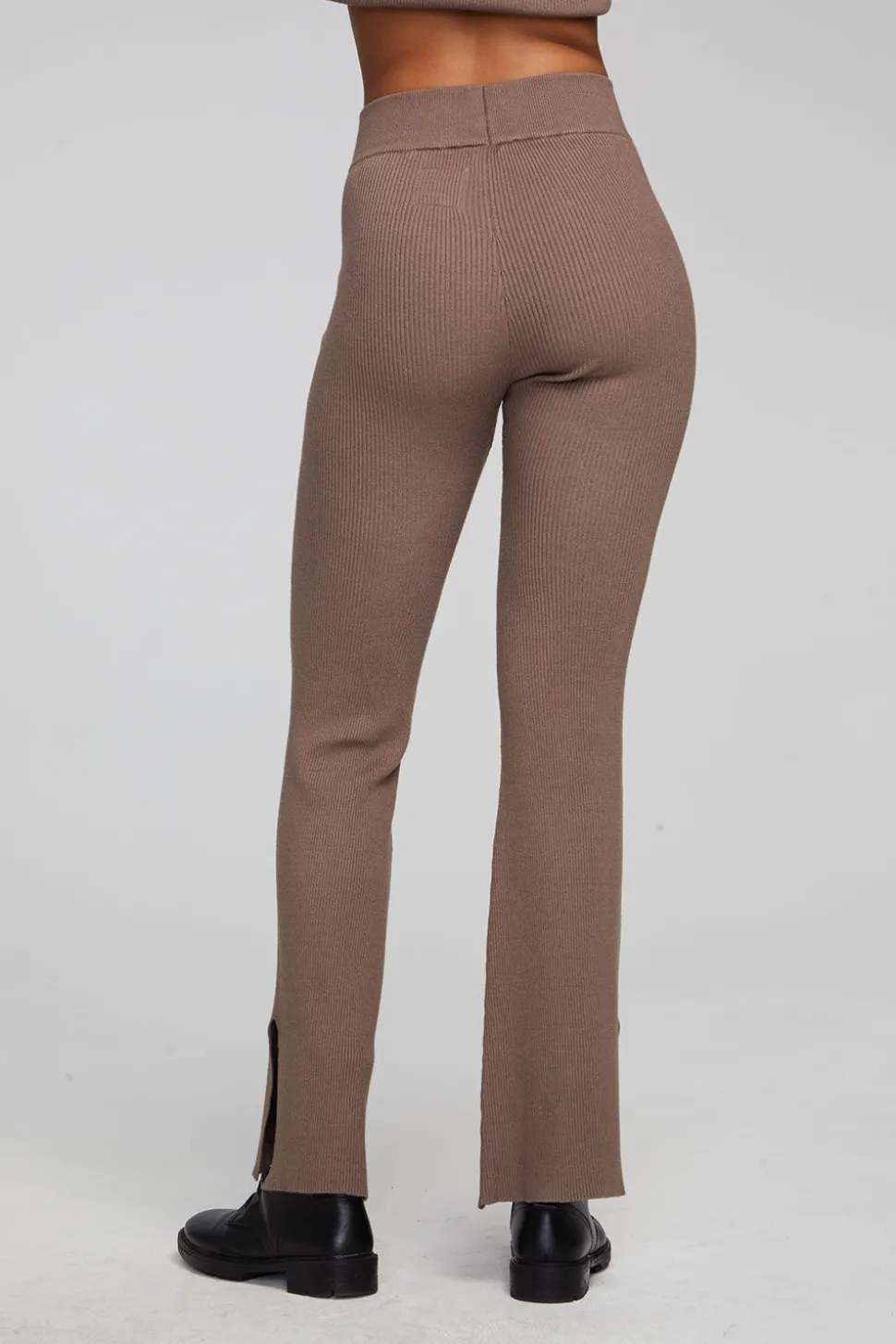 Chaser Brand Party Deep Taupe Flare Bottoms Cheap