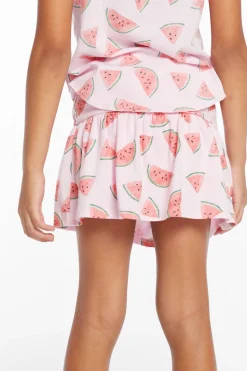 Chaser Brand Peplum Watermelon Heaven Girls Skort Cheap