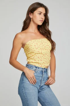 Chaser Brand Pier Crop Top - Anise Flower Online