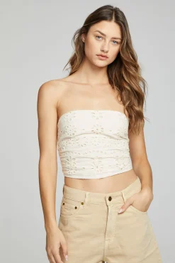 Chaser Brand Pier Crop Top - Gardenia New