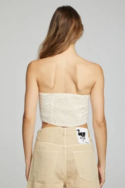 Chaser Brand Pier Crop Top - Gardenia New