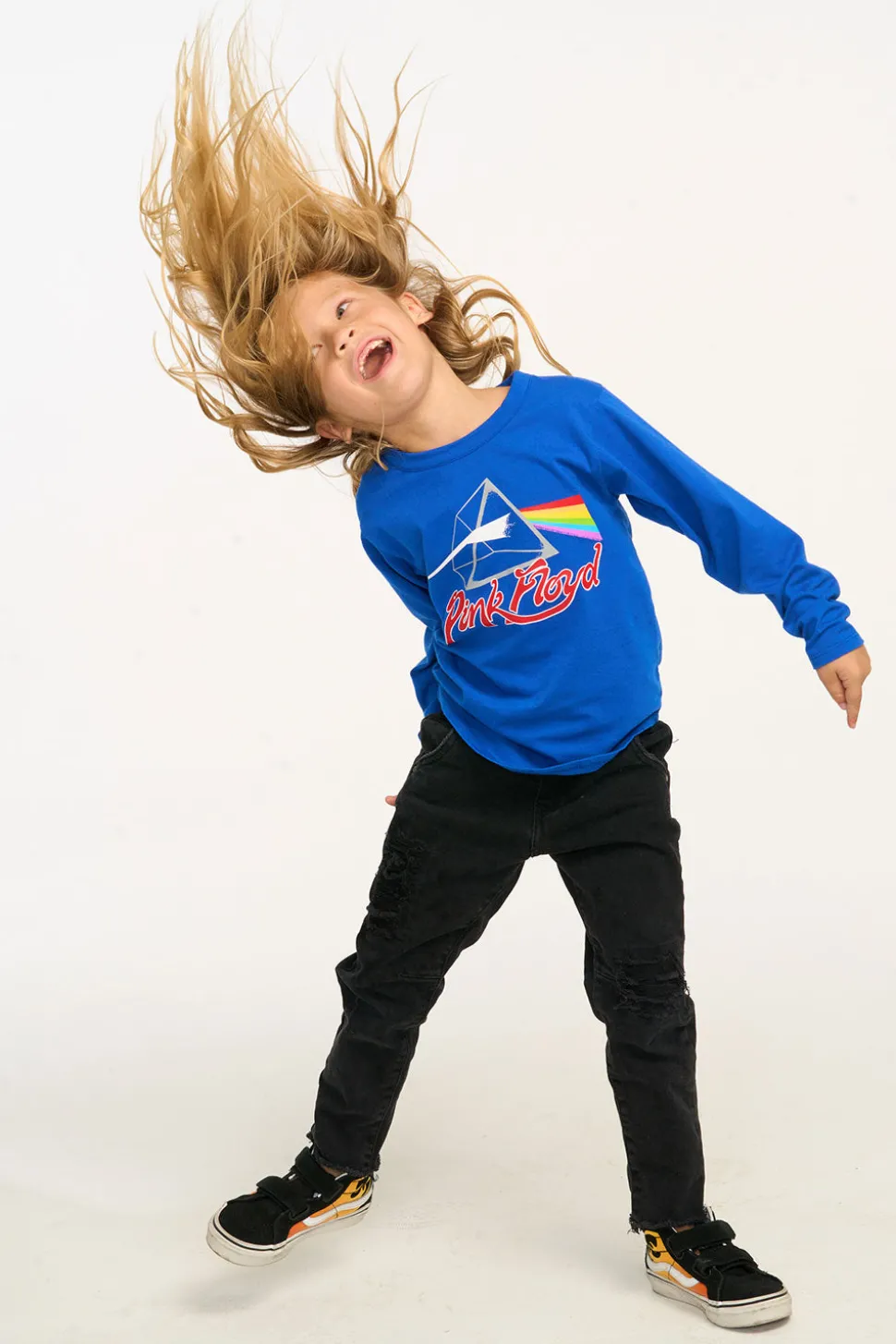 Chaser Brand Pink Floyd Dark Side Of The Moon Long Sleeve Tee Clearance