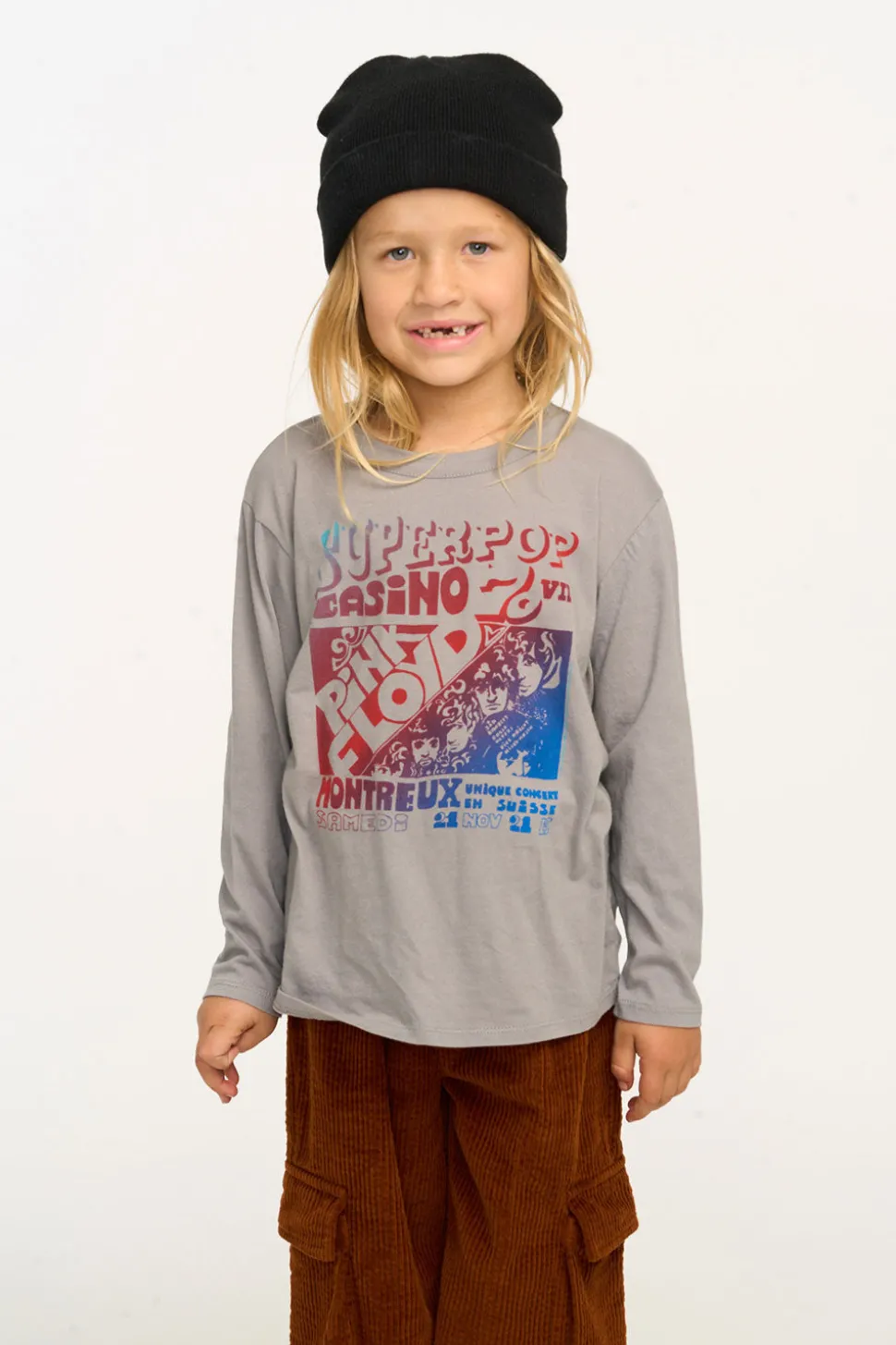 Chaser Brand Pink Floyd Montreux Long Sleeve Tee Fashion