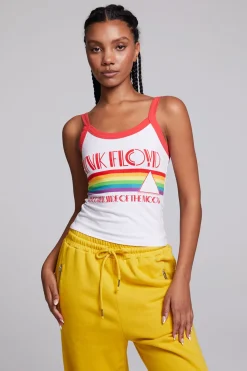 Chaser Brand Pink Floyd Rainbow Dark Side Of The Moon Tank Top Outlet
