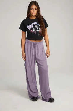 Chaser Brand Pink Floyd Retro Band Crop Tee Outlet