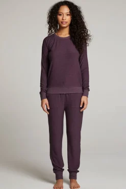 Chaser Brand Plum Perfect Long Sleeve Raglan Pullover Store
