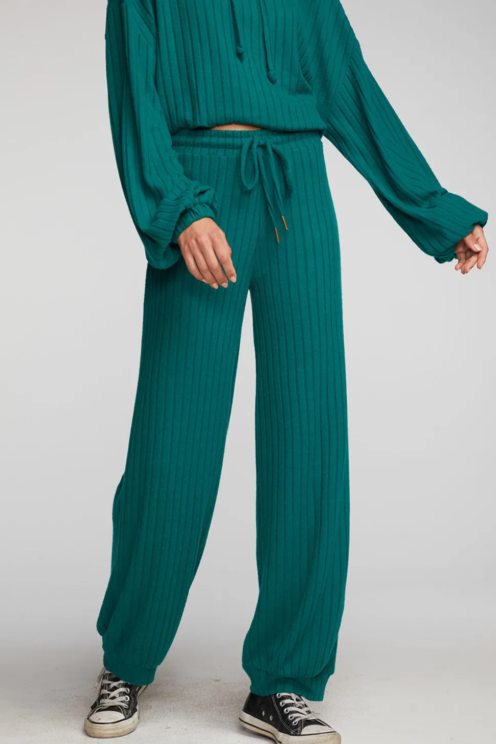 Chaser Brand Poor Boy Rib Blouson Hem Joggers Online
