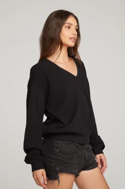 Chaser Brand Poppy Black Pullover Shop