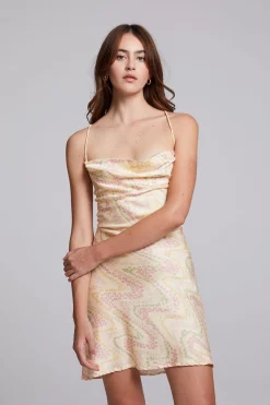 Chaser Brand Positano Vanilla Slip Dress Cheap