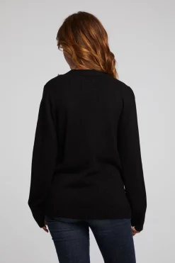 Chaser Brand Presley Licorice Cardigan Outlet