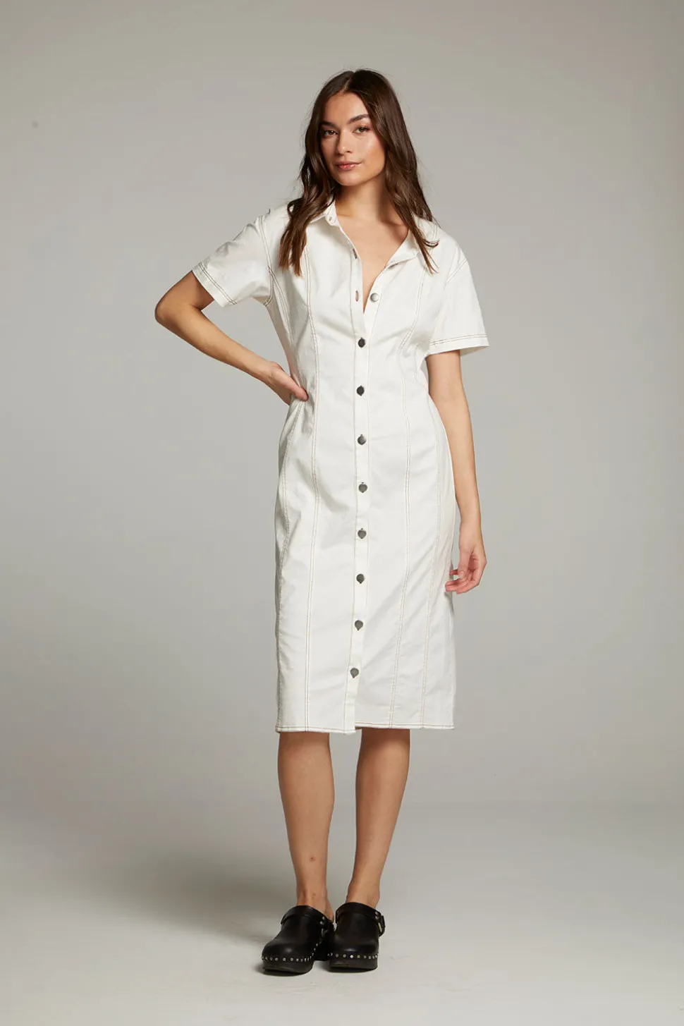 Chaser Brand Rachelle White Dress New