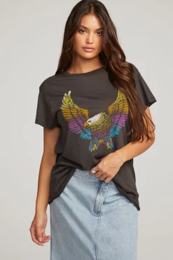Chaser Brand Rainbow Eagle Tee Hot