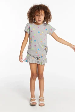 Chaser Brand Rainbow Smiles Girls Shorts Online