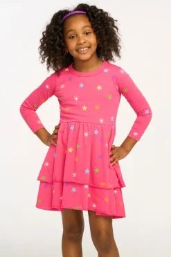 Chaser Brand Rainbow Stars Dress Cheap