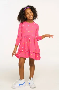 Chaser Brand Rainbow Stars Dress Cheap