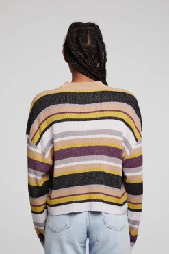 Chaser Brand Ramonee Haight Street Stripe Pullover Outlet
