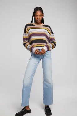 Chaser Brand Ramonee Haight Street Stripe Pullover Outlet
