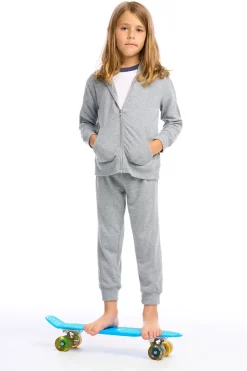 Chaser Brand Recycled Bliss Knit Side Panel Jogger New