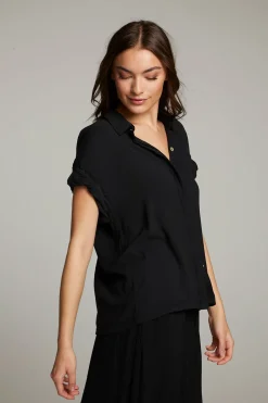 Chaser Brand Rhythmm Licorice Button Down Fashion