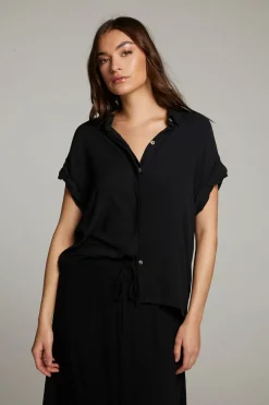 Chaser Brand Rhythmm Licorice Button Down Fashion