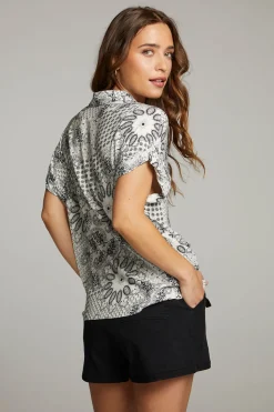 Chaser Brand Rhythmm Paisley Bandana Button Down Clearance