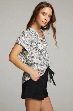 Chaser Brand Rhythmm Paisley Bandana Button Down Clearance