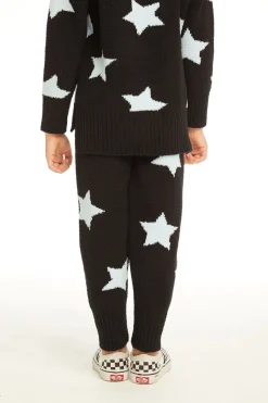 Chaser Brand Ribbed Panel Licorice Star Legging Shop