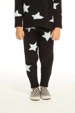 Chaser Brand Ribbed Panel Licorice Star Legging Shop