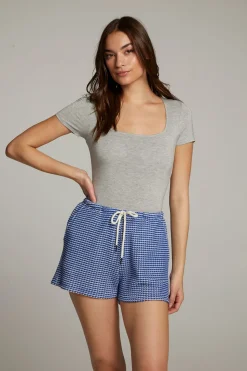Chaser Brand River Heather Grey Bodysuit Outlet