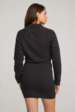 Chaser Brand River Licorice Mini Dress Hot