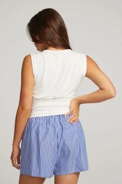 Chaser Brand Rodeo White Tank Top Cheap