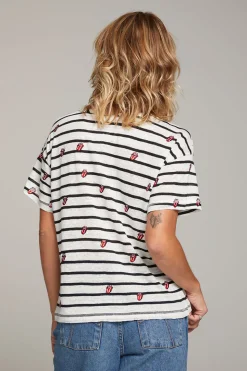 Chaser Brand Rolling Stones All Over Logo Tee Store