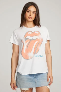 Chaser Brand Rolling Stones Classic Logo Tee Flash Sale