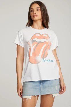 Chaser Brand Rolling Stones Classic Logo Tee Flash Sale