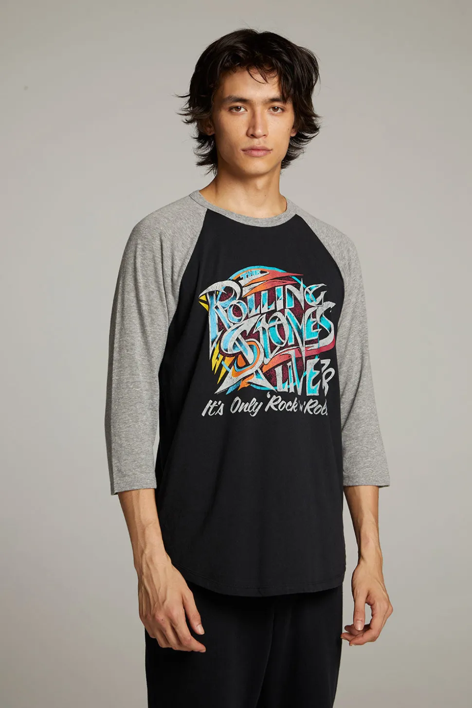 Chaser Brand Rolling Stones Live '78 Basball Raglan Tee Best Sale