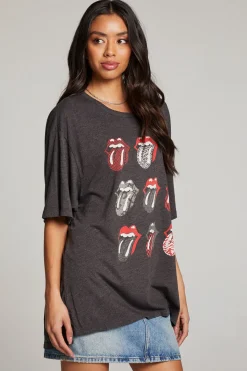 Chaser Brand Rolling Stones Multi Logo One Size Tee Store