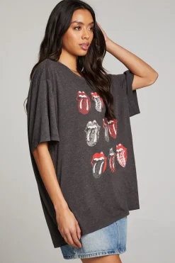 Chaser Brand Rolling Stones Multi Logo One Size Tee Store