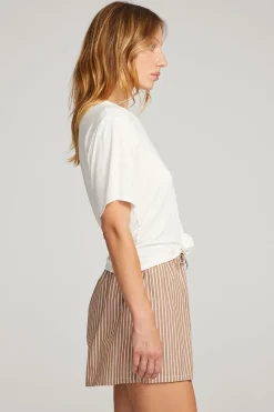 Chaser Brand Rosebud White Tee Cheap
