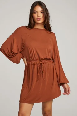Chaser Brand Saddle Whiskey Mini Dress Fashion