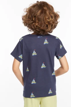 Chaser Brand Sailboats Boys Tee Outlet
