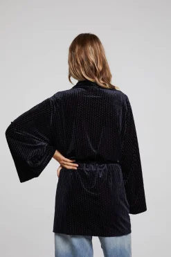 Chaser Brand Salina Check Burnout Kimono Store