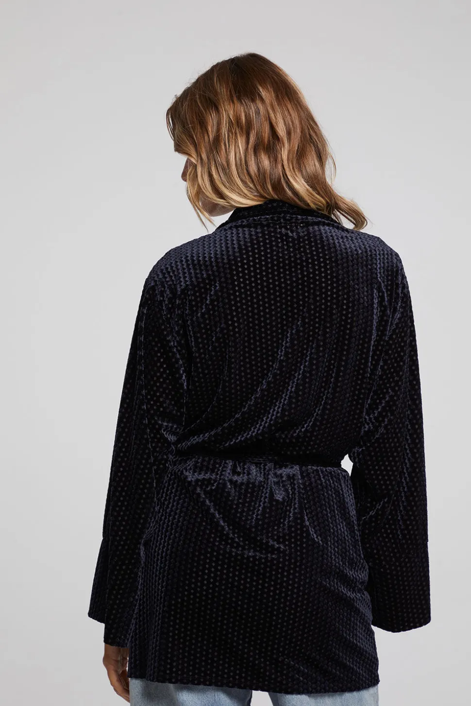 Chaser Brand Salina Check Burnout Kimono Store