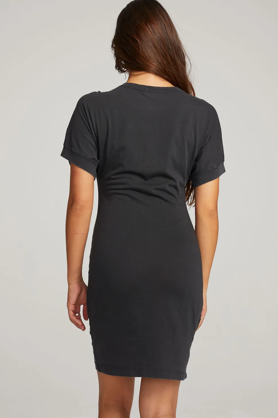 Chaser Brand Saloon Licorice Mini Dress Hot