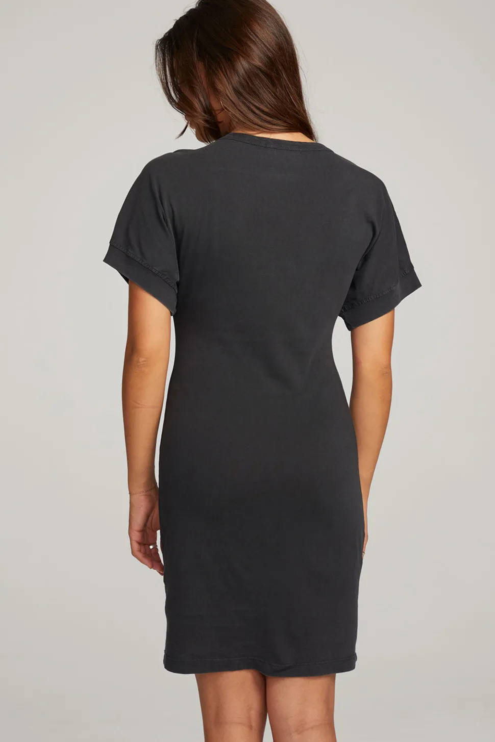 Chaser Brand Saloon Licorice Mini Dress Hot