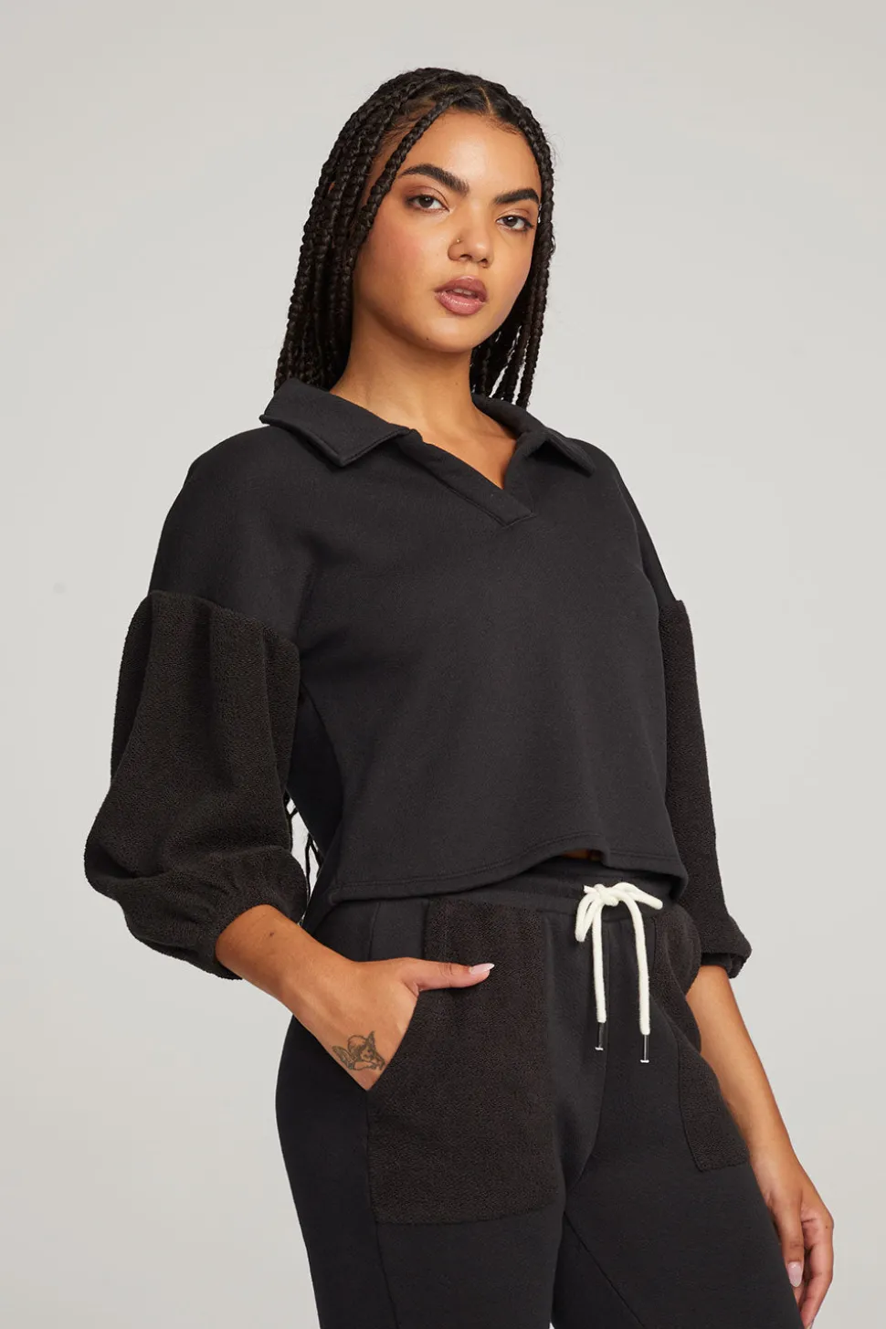 Chaser Brand Saratoga Licorice Pullover Best Sale
