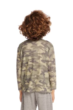 Chaser Brand Scribble Bolt Boys Long Sleeve Outlet
