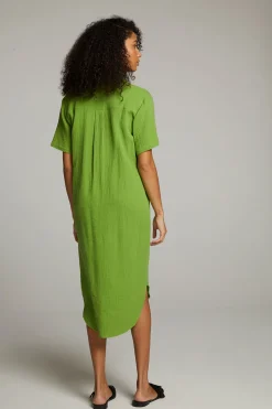 Chaser Brand Sebastian Piquant Green Button Down Discount