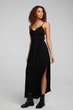 Chaser Brand Shirley Beverly Pinstripe Slip Dress Hot
