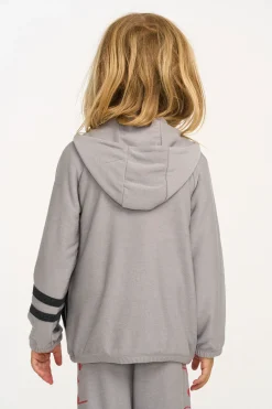Chaser Brand Silver Gray Zip Up Hoodie Hot